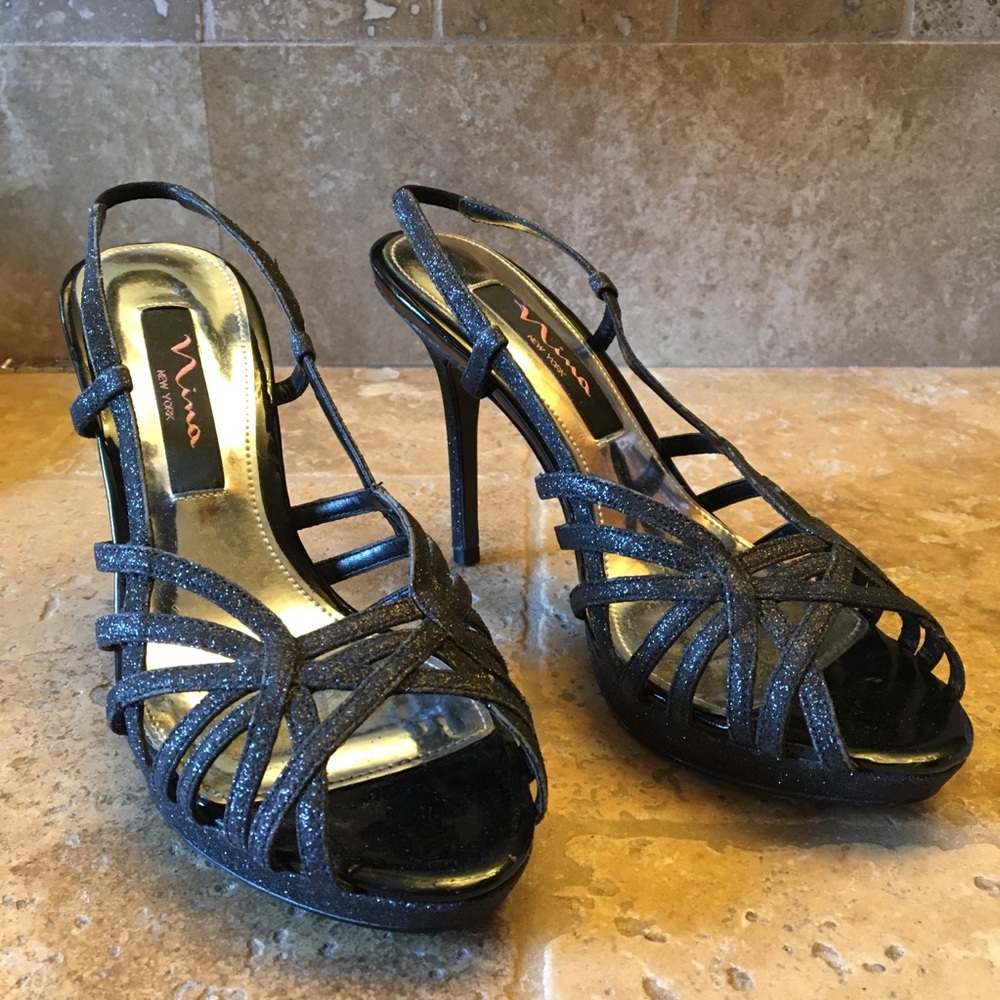 Nina black heels